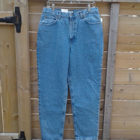 Vintage 90's NWT Jones Wear Sport High Rise Curvy Light Wash Denim - Picture 2 of 8